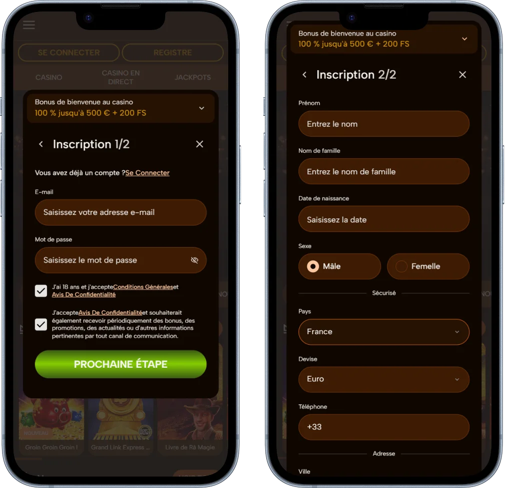 SuperQuantumPlay Casino Inscription et connexion